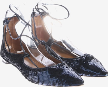 Aquazzura Flats & Loafers in 36,5 in Blue: front