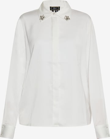 faina - Blusa en blanco: frente