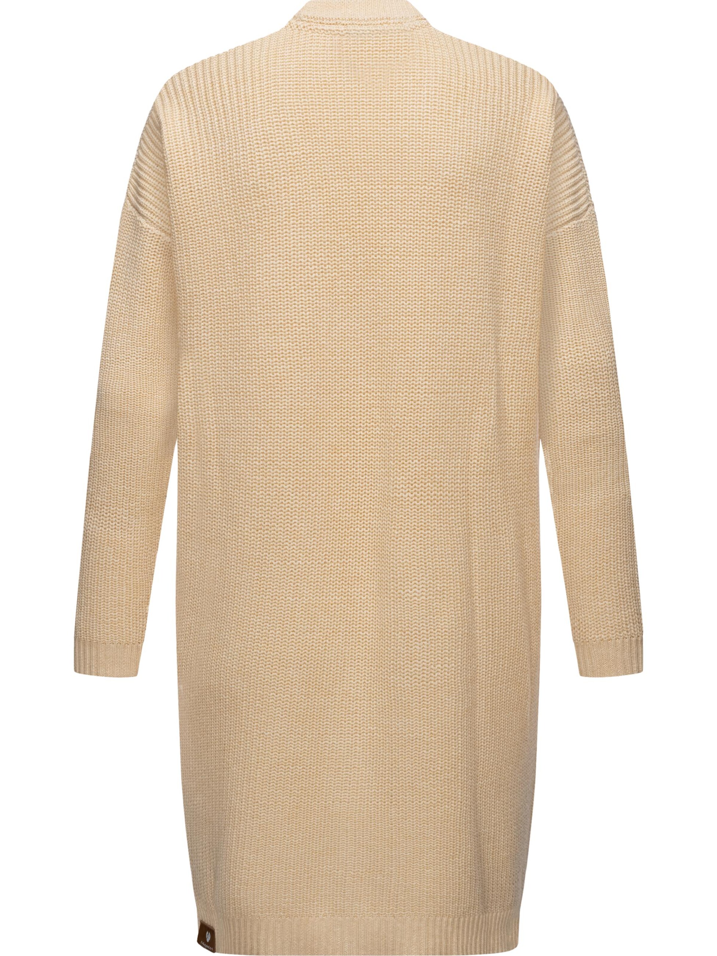 Ragwear Knit Cardigan 'Nadina' in Beige