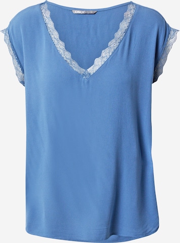 Camicia da donna 'JASMINA' di ONLY in blu: frontale