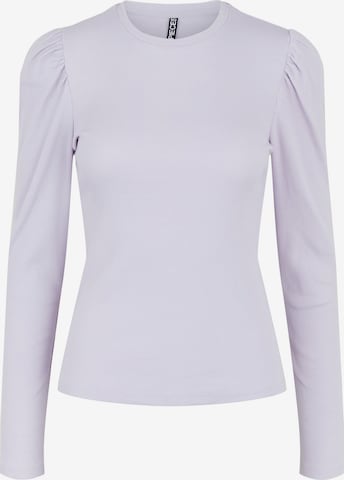 T-shirt 'Anna' PIECES en violet : devant