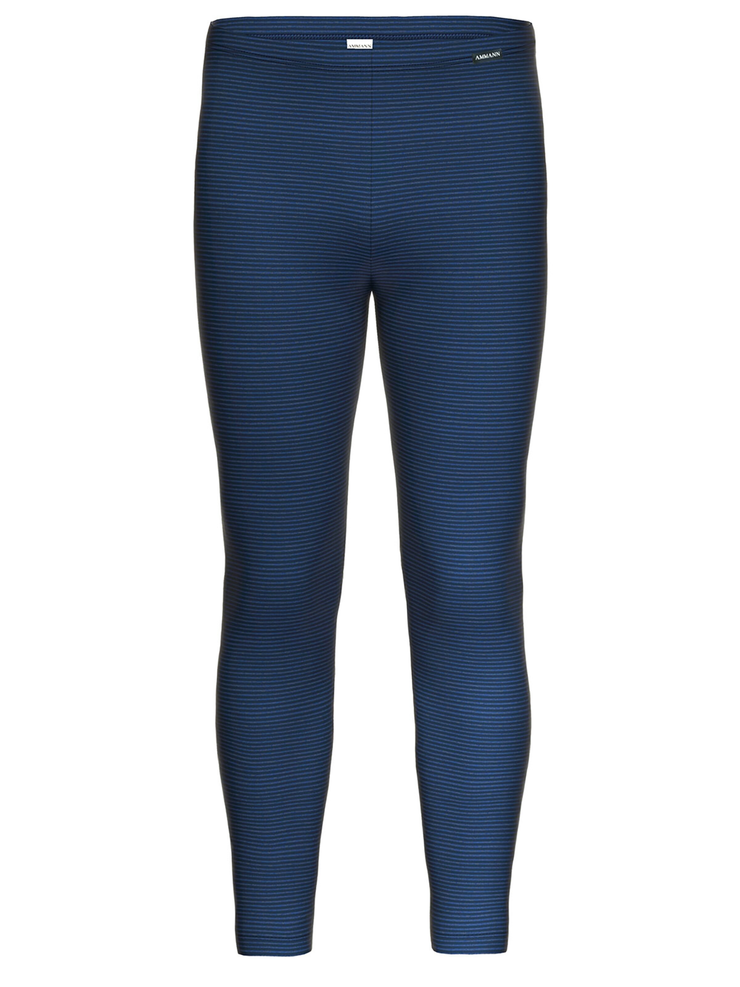 Ammann Long Johns 'Jeans Feinripp' in Blue