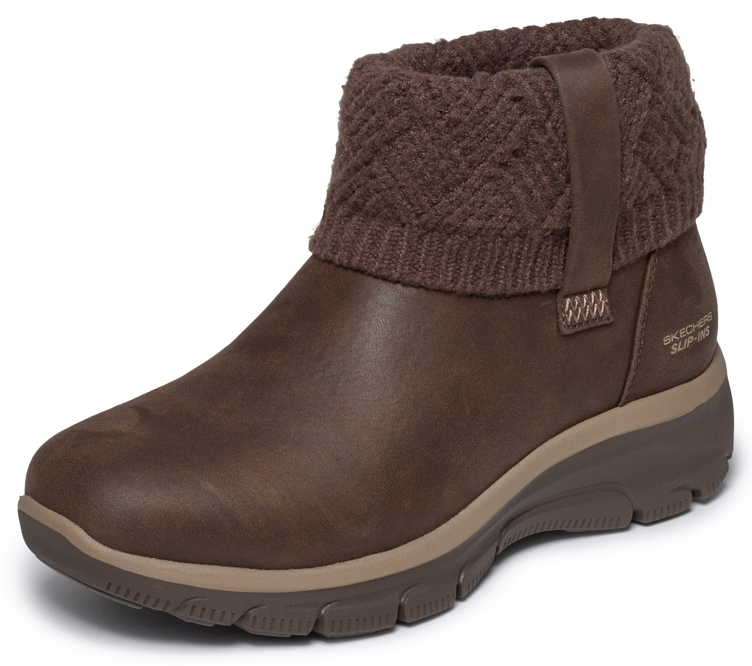 SKECHERS Ботуши в кафяво: отпред