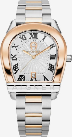 AIGNER Analoguhr in Silber: Vorderseite