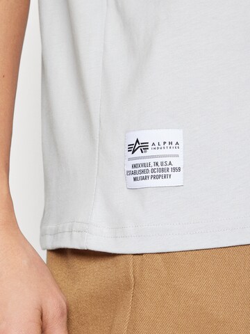 ALPHA INDUSTRIES Koszulka w kolorze szary
