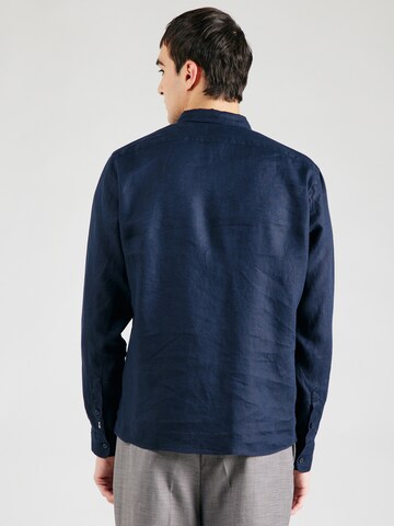 BOSS Regular fit Srajca 'LIAM' | modra barva