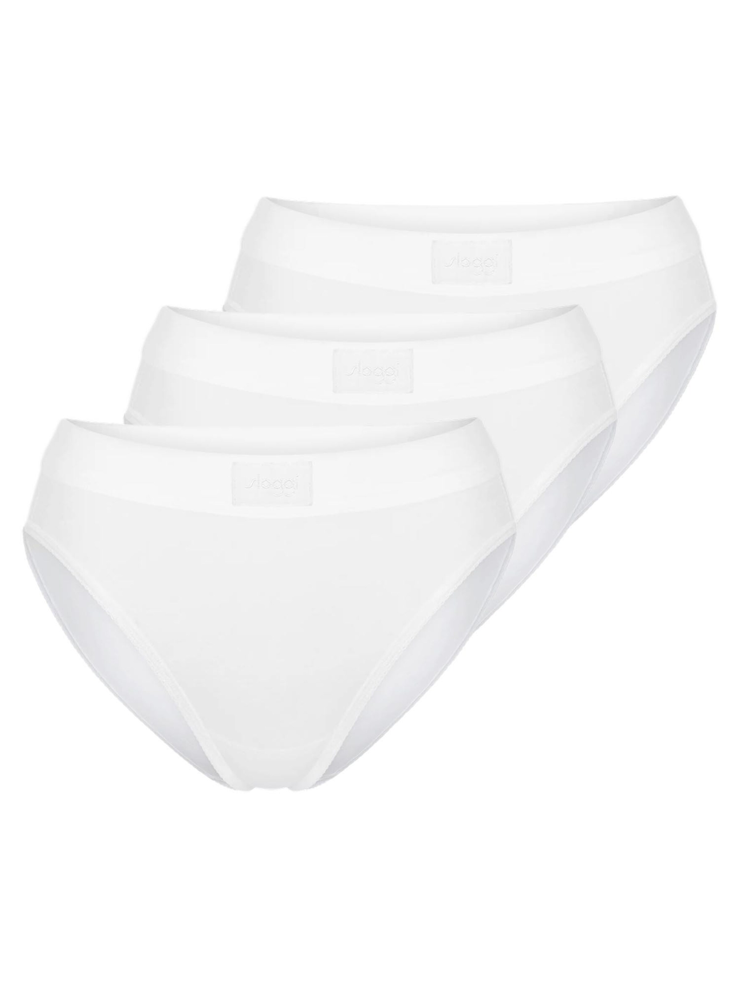 SLOGGI Panty 'Double Comfort T' in White: front
