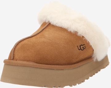 UGG Slippers 'Disquette' in Brown: front