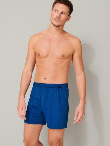 SCHIESSER Boxer shorts ' Shorts ' in Blue: front