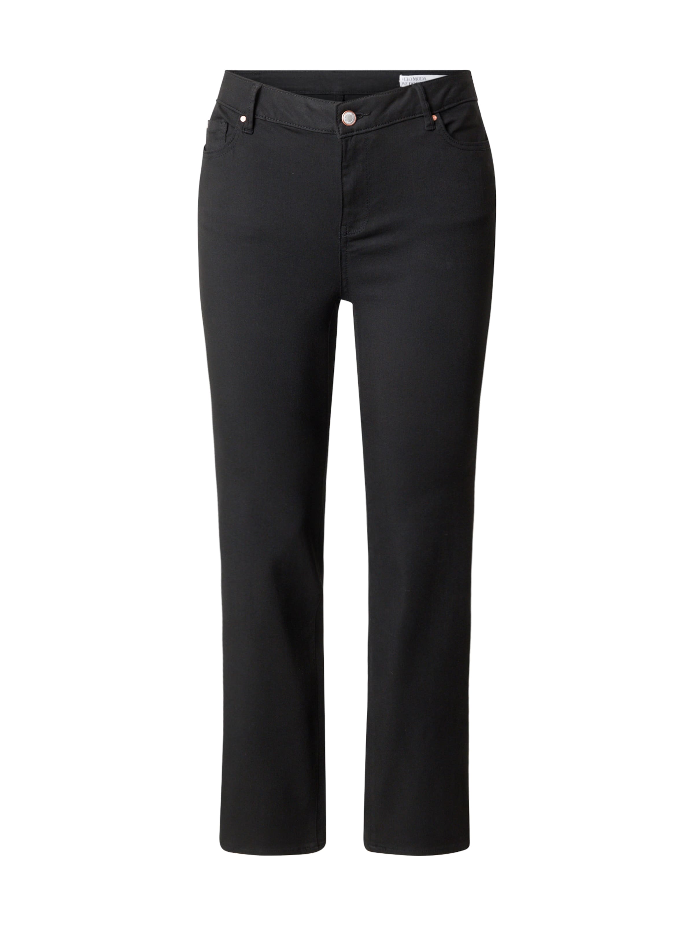 regular Jeans 'VMCFlash' di Vero Moda Curve in nero: frontale