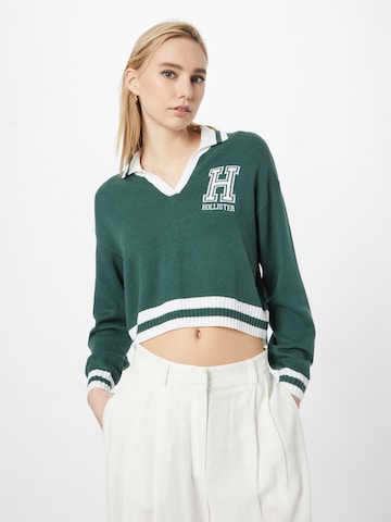 HOLLISTER Sweater 'APAC' in Green: front