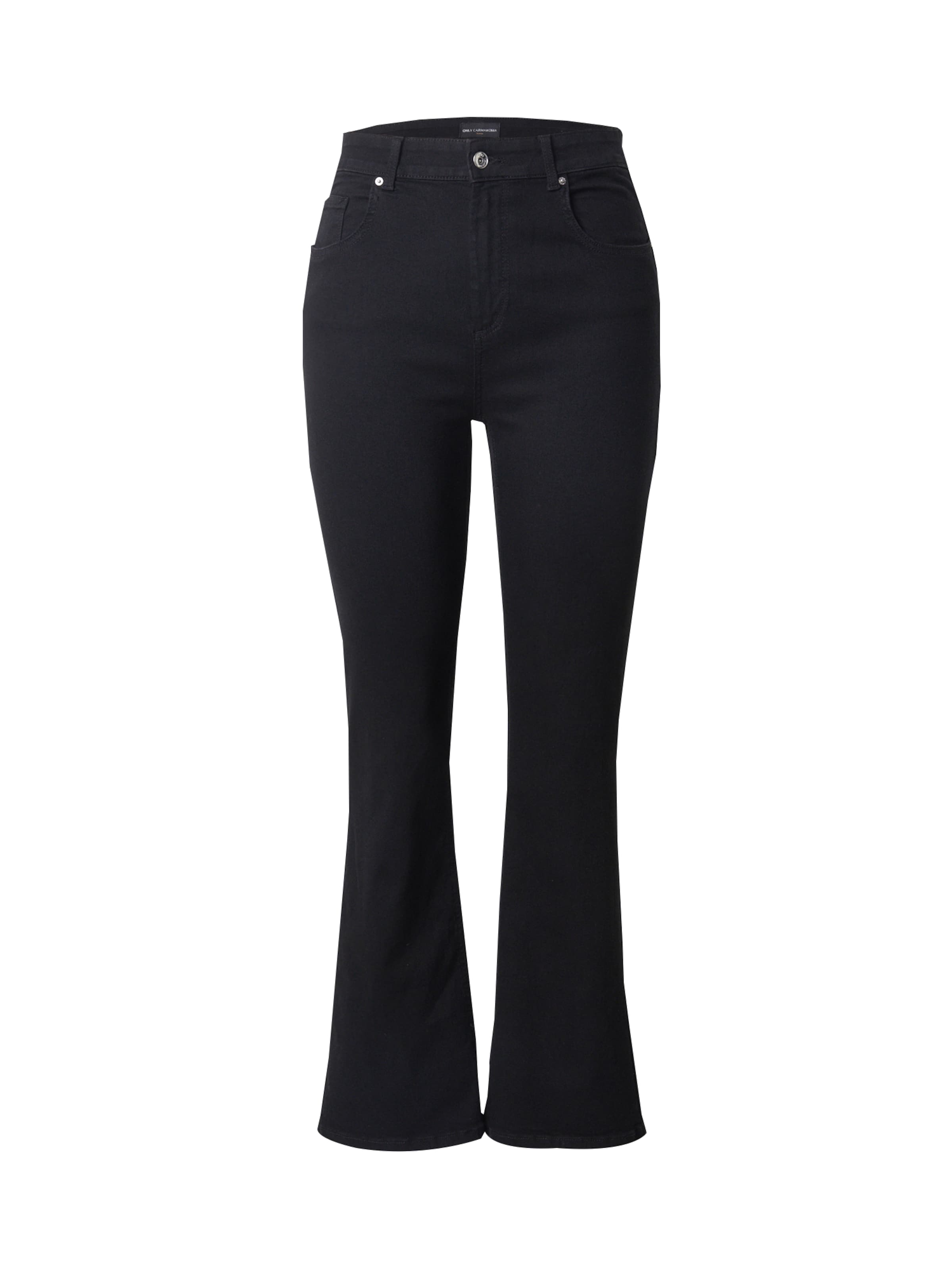 ONLY Carmakoma Na zvonec Kavbojke 'CARWilly' | črna barva: sprednja stran