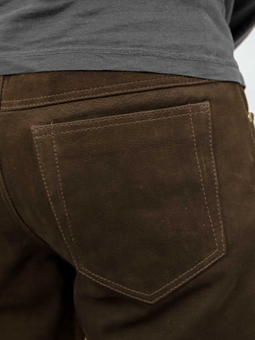 MADDOX Regular Broek 'Laurin' in Bruin