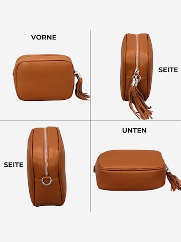 Brise Crossbody Bag 'Kira Silver' in Brown
