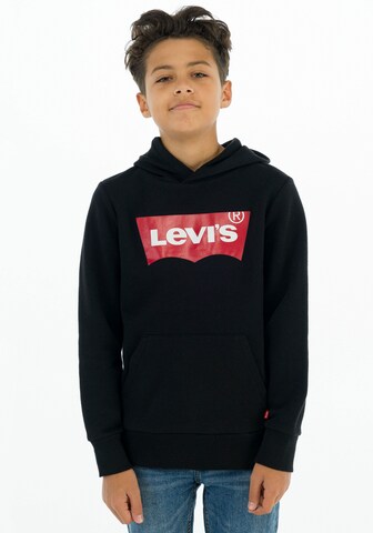 Levi's Kids Regular fit Sweatshirt in Black: front
