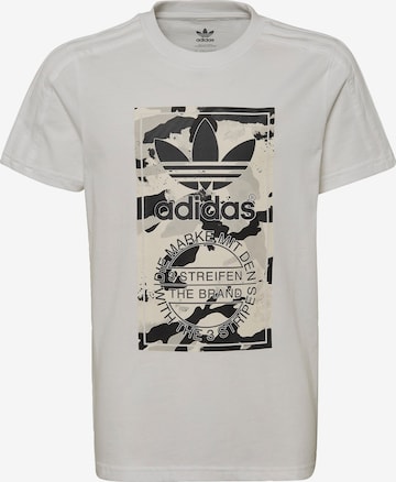 ADIDAS ORIGINALS Shirt 'Camo Graphic' in White: front