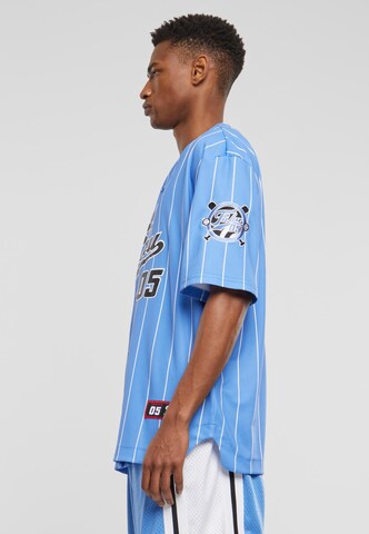 FUBU Regular fit Button Up Shirt 'Fubu Varsity' in Blue