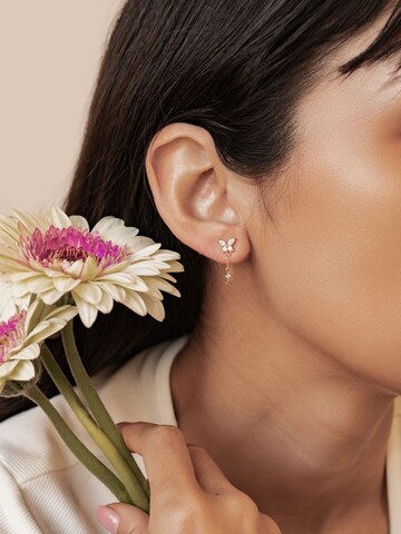 Hey Happiness - Pendientes 'Blossom' en oro