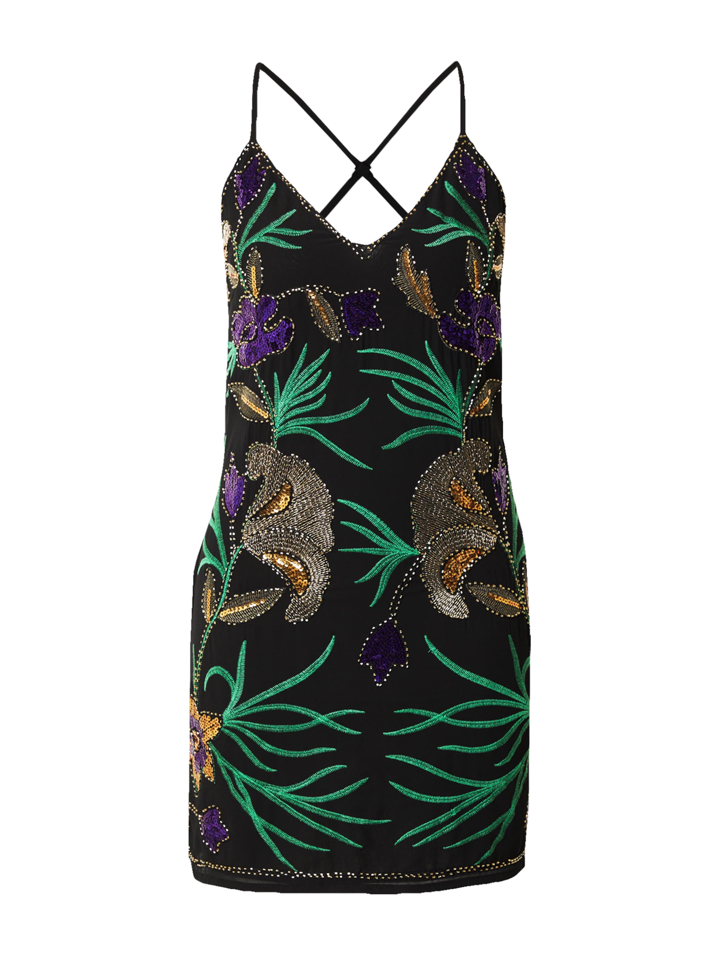 Nasty Gal Ruha - fekete: elől