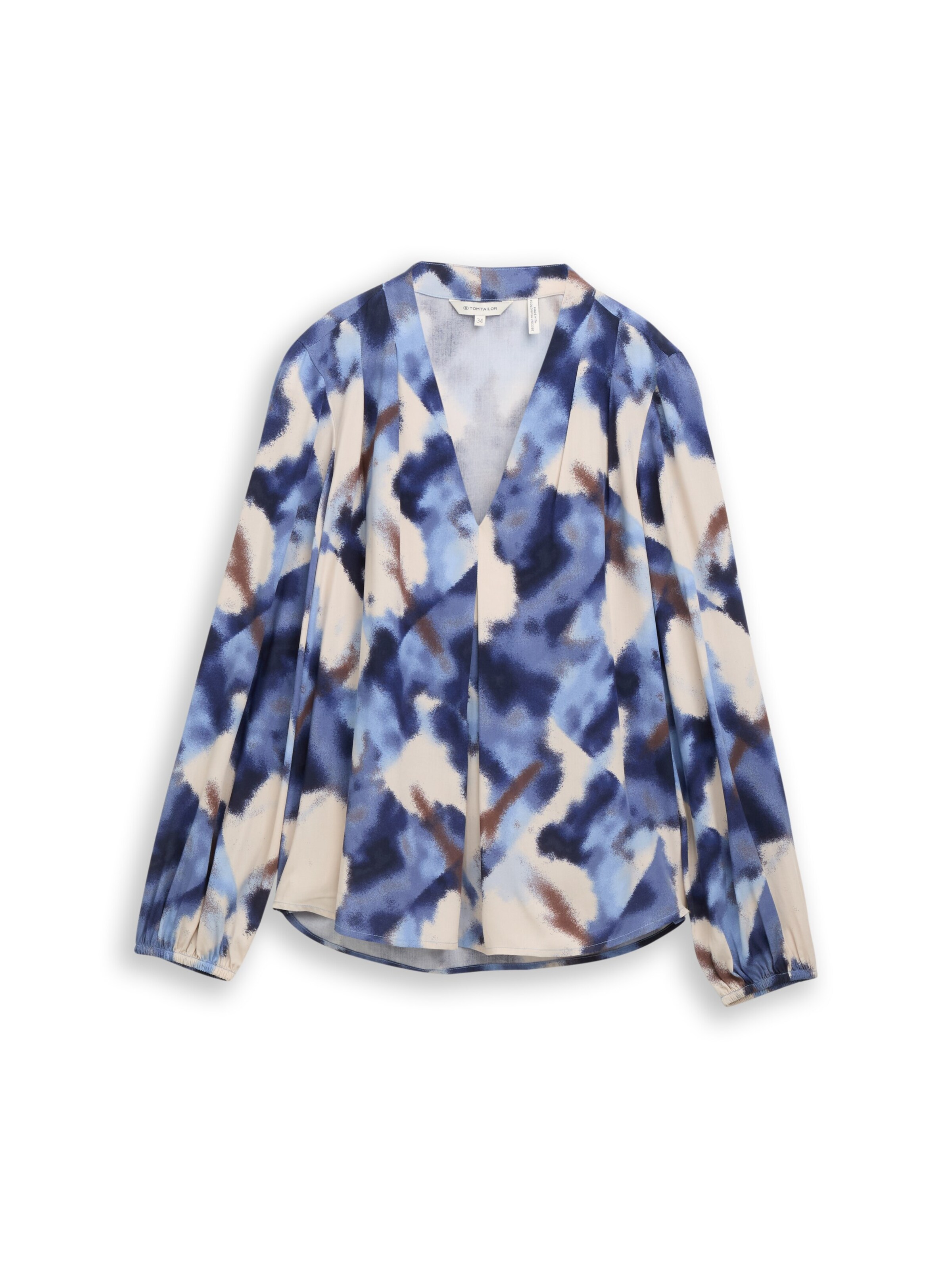 TOM TAILOR Blouse in Blue: front