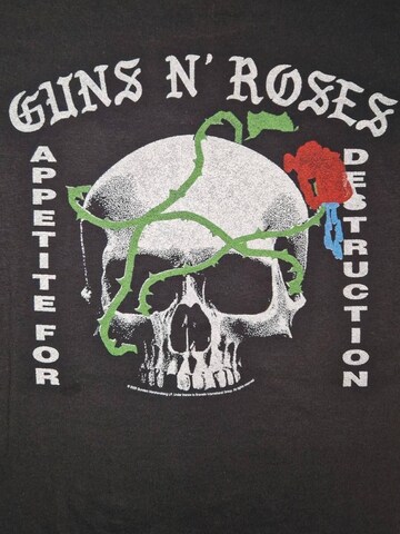 GUNS N' ROSES Sweatshirt 'Guns n´Roses Skull Revision Hoodie' i svart