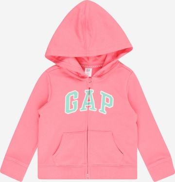 GAP Sweat jacket in Pink: front