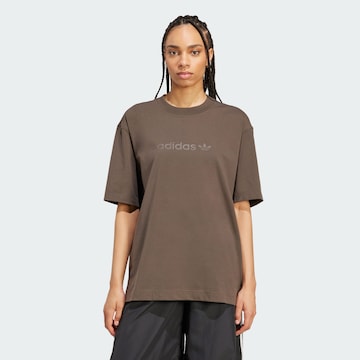 ADIDAS ORIGINALS Shirt 'Essentials' in Green: front