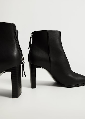 Bottines 'Valen' MANGO en noir