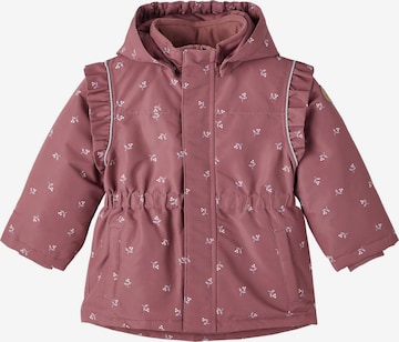 NAME IT Weatherproof jacket in Pink: front