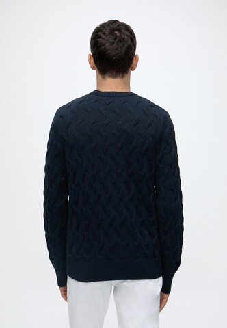 SELECTED - Jersey 'SLMCARLOS' en azul