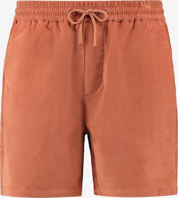 Regular Pantalon 'Reed' Shiwi en orange : devant