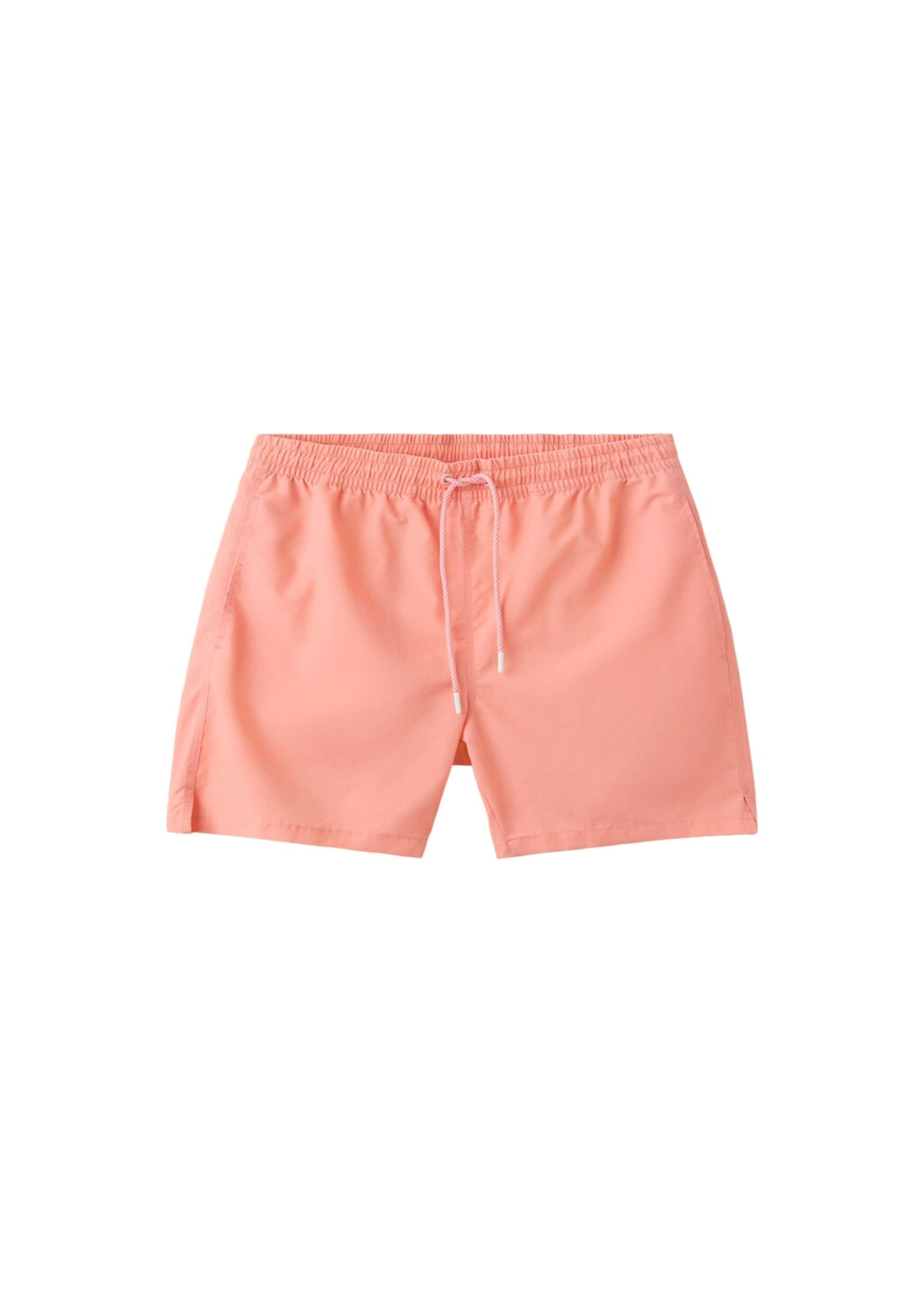 MANGO MAN Board Shorts 'Liso' in Orange: front