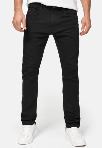 INDICODE JEANS Skinny Jeans 'Jake' in Schwarz: predná strana