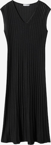 Robe 'Canal' MANGO en noir : devant