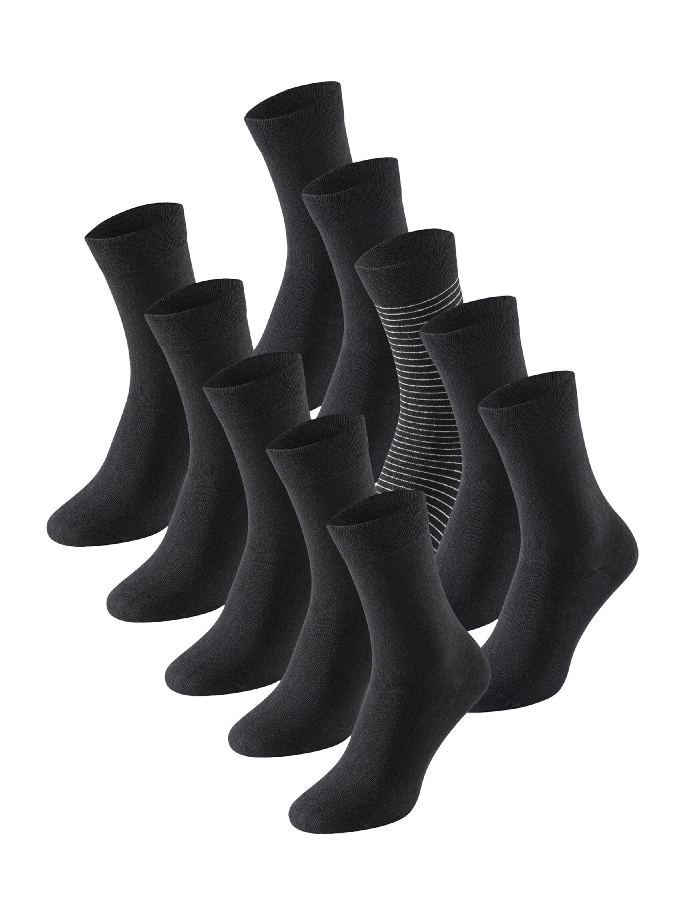 Chaussettes SCHIESSER en gris : devant