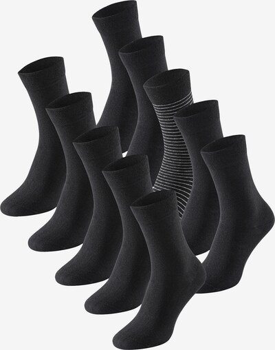 SCHIESSER Socken in grau / schwarz, Produktansicht