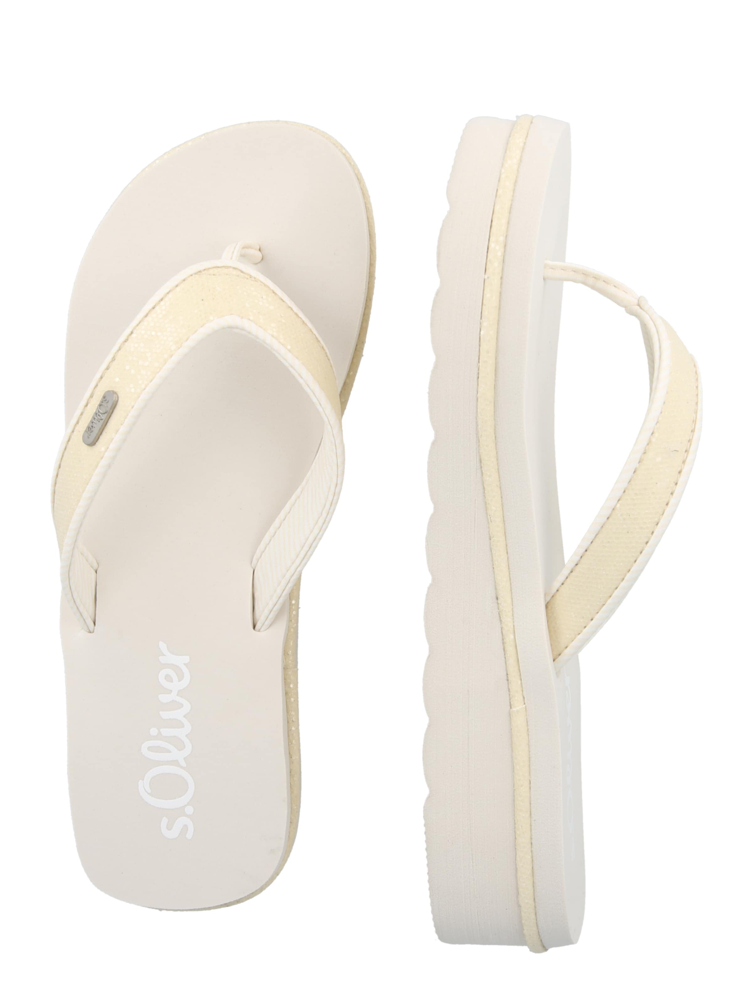 Flip-flops de la s.Oliver pe bej
