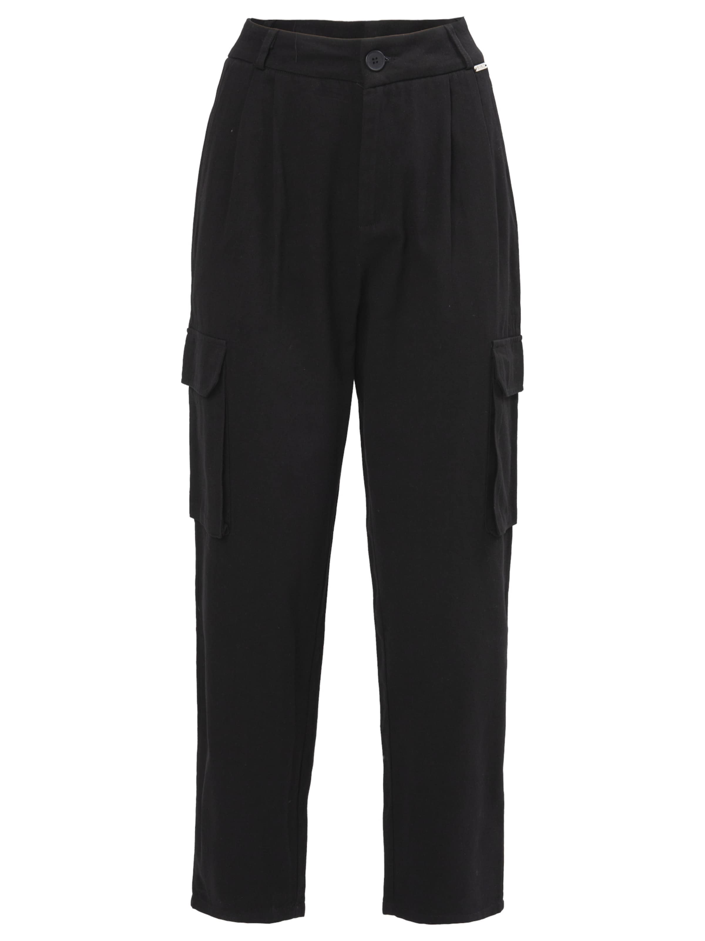 Influencer Брюки-карго в Черный: спереди