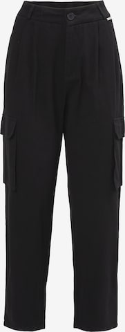 Pantaloni cargo di Influencer in nero: frontale