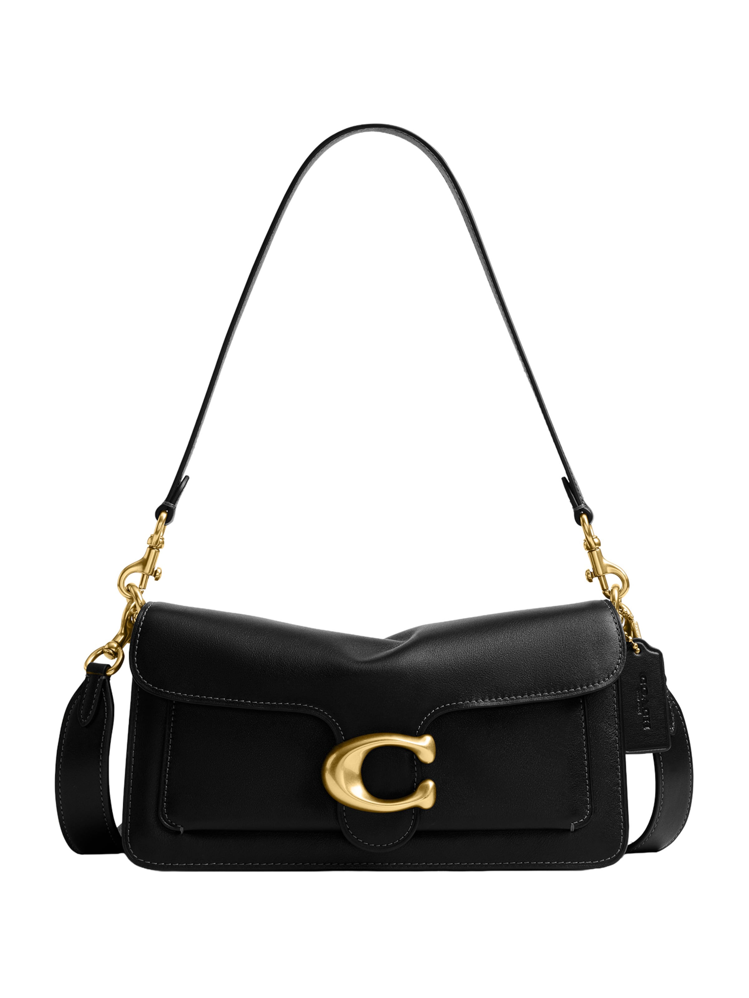 Borsa a tracolla di COACH in nero: frontale