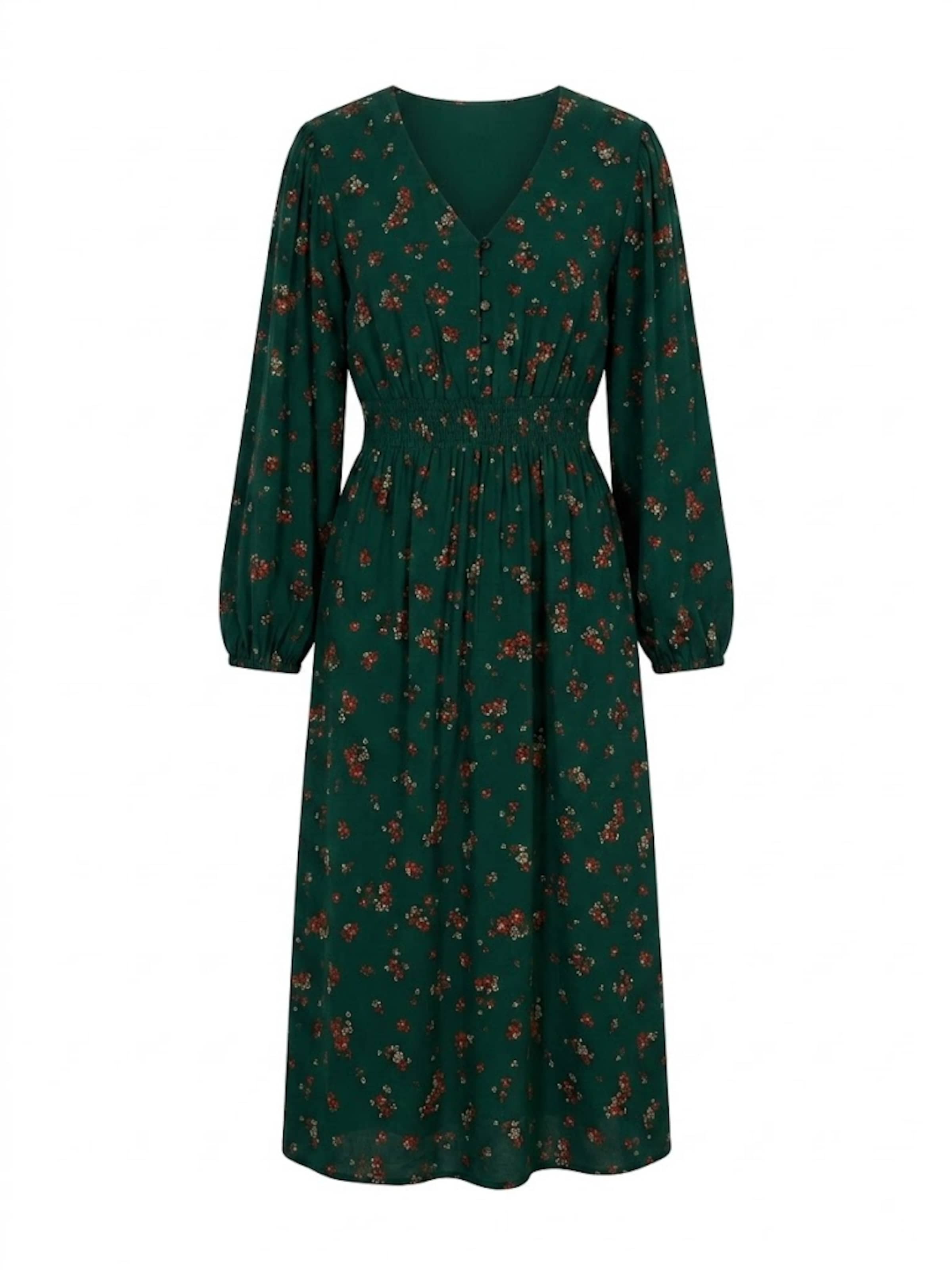 Apricot Jurk ' ' in Groen: voorkant