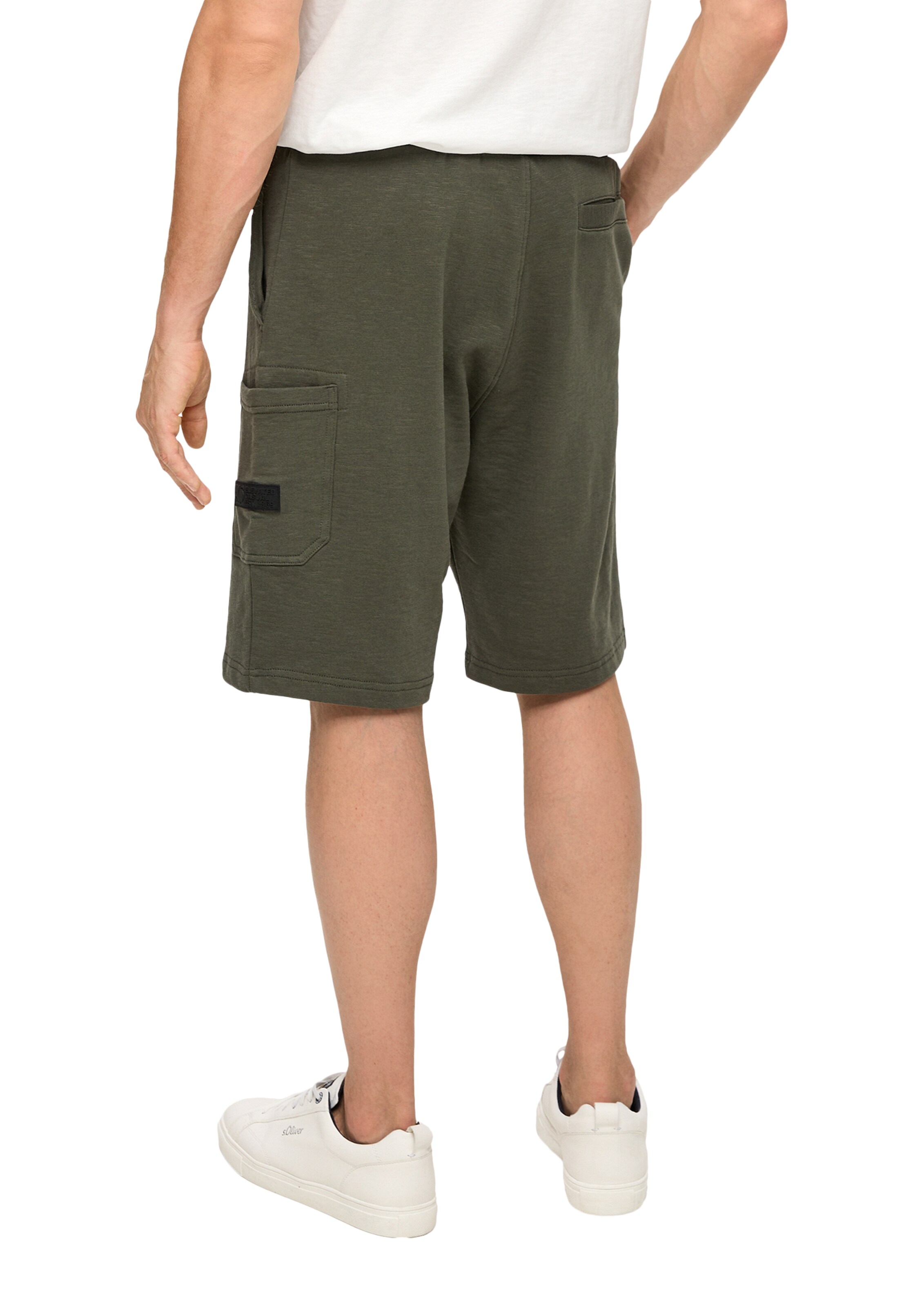 Regular Pantalon cargo s.Oliver en vert