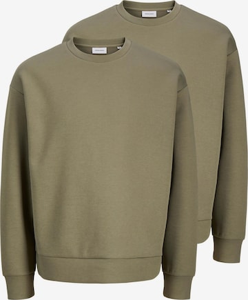 JACK & JONES Sweatshirt 'Barron' in Grün: Vorderseite