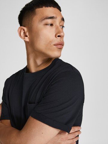 JACK & JONES Shirt 'TROPIC' in Zwart