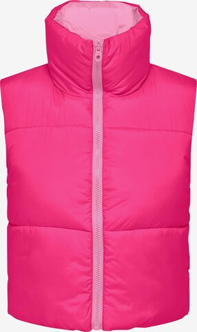 ONLY Bodywarmer 'Ricky' in Roze: voorkant