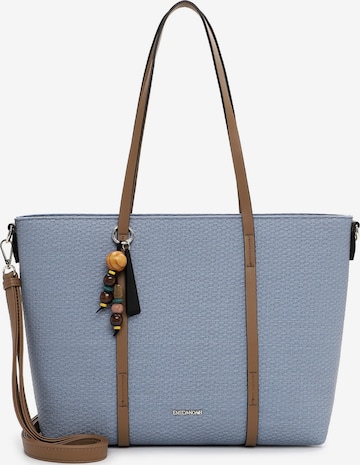 Emily & Noah Shopper 'Johanna' in Blau: Vorderseite