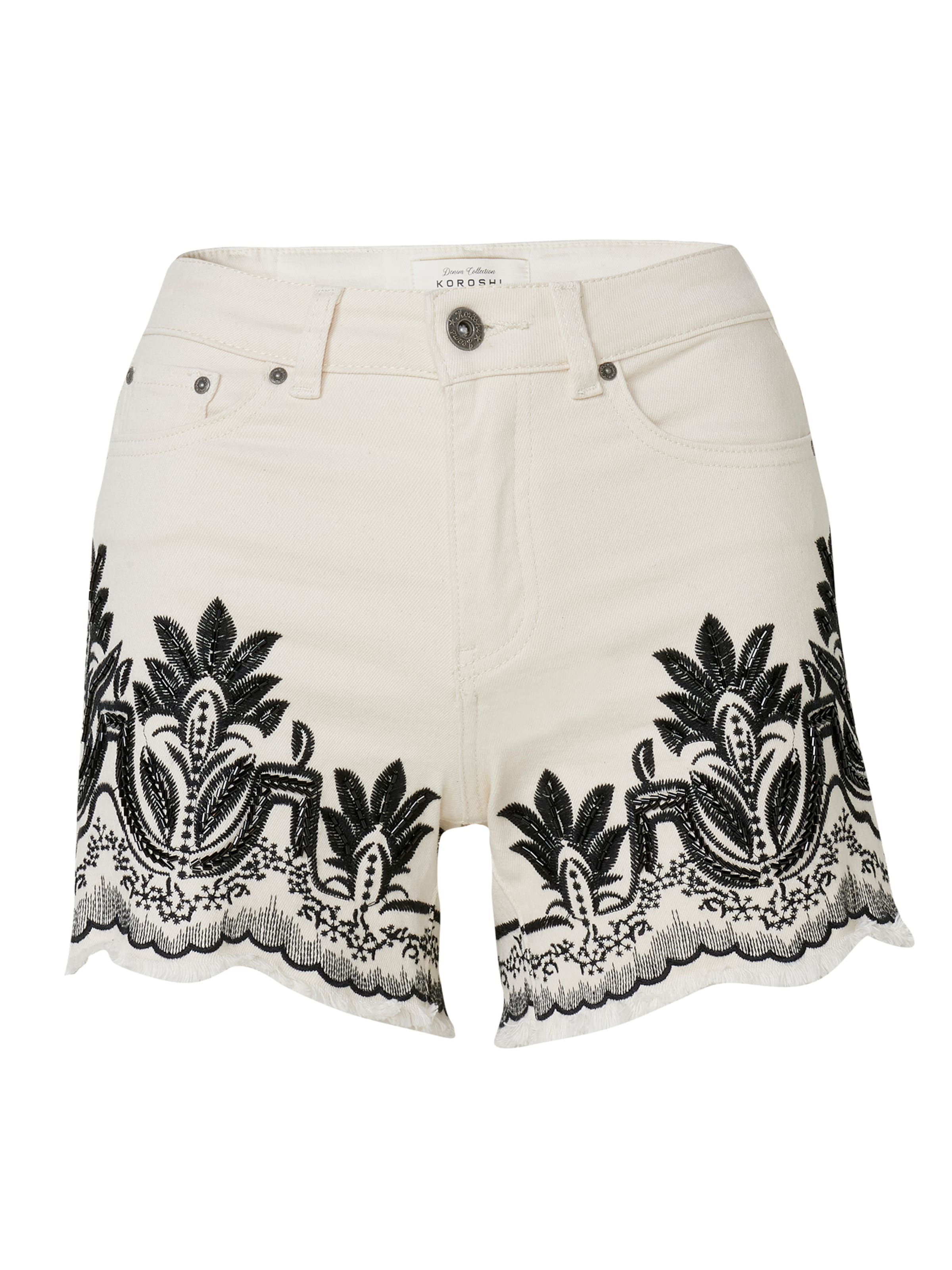 balts KOROSHI Standarta Džinsi: no priekšpuses