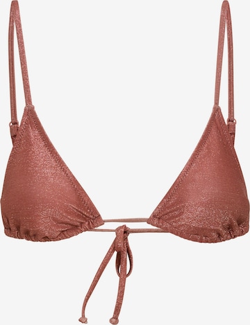 LSCN by LASCANA Треугольник Верх бикини в Коричневый: спереди