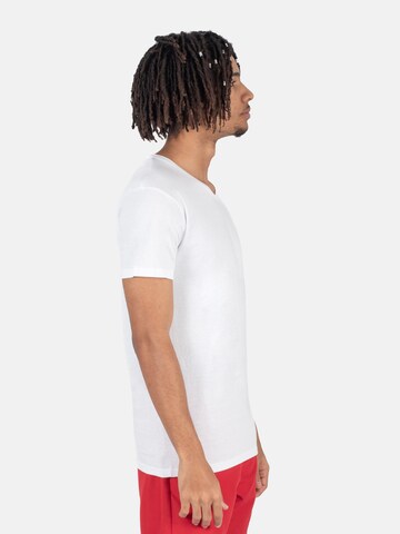 PANTONECLO Shirt 'Pantoneclo Men’s V-Neck Short Sleeve T-Shirt' in Weiß