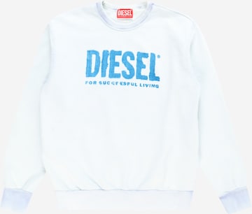 DIESEL Sweatshirt 'SQUAK OVER' i blå: forside